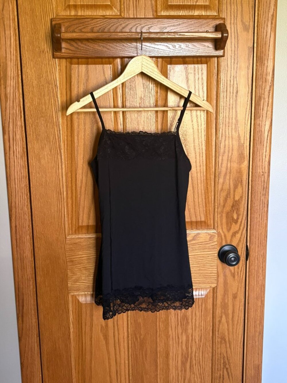 Maurices Lace Trim Sleek Tank Top